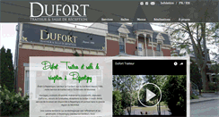 Desktop Screenshot of duforttraiteur.com